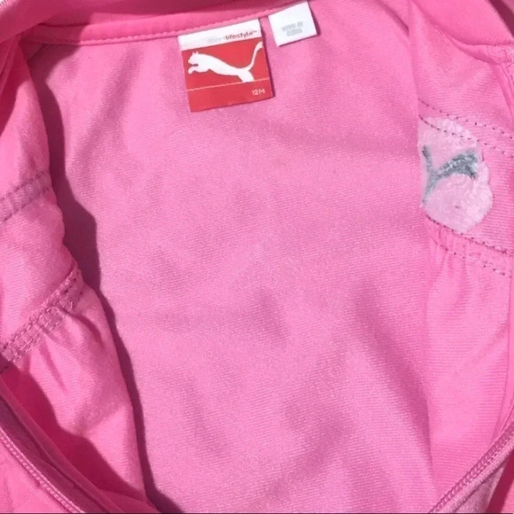 Pink  Puma Zip Up Athletic Jacket - Picture 3 of 5